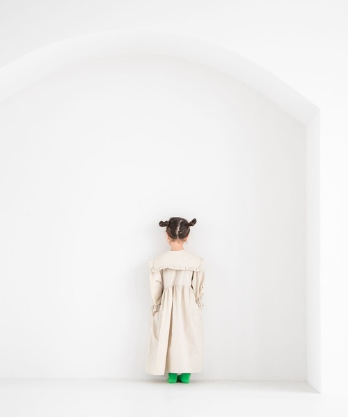 LOWRYS FARM(ローリーズファーム)の「BIGカラーワンピース 347832(ワンピース・キッズ・ネイビー/アイボリー/ブラウン/グリーン・110cm/120cm/130cm/140cm/150cm)」の8枚目の写真