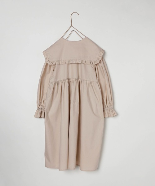 LOWRYS FARM(ローリーズファーム)の「BIGカラーワンピース 347832(ワンピース・キッズ・ネイビー/アイボリー/ブラウン/グリーン・110cm/120cm/130cm/140cm/150cm)」の20枚目の写真