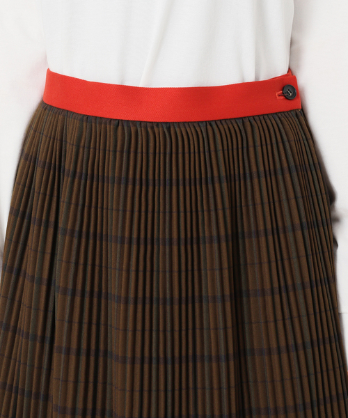 nude vintage リアルレザーラップスカート セール】【nude vintage×JOURNAL STANDARD】プリーツラップ