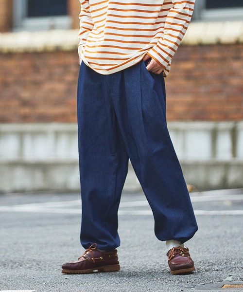 FREECITY ミリタリー パラシュートパンツ ネイビー48F FIDELITY（フィデリティ）の「PARACHUTE PANTS / パラシュート