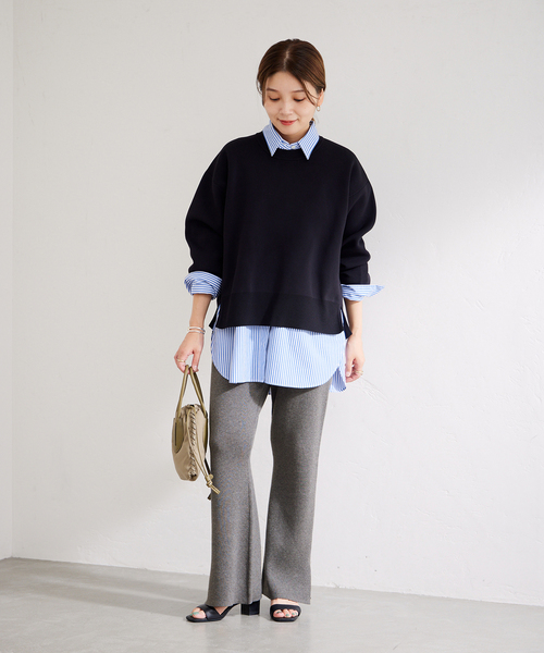 JOURNAL STANDARD(ジャーナルスタンダード)の「コットンカシミヤスムースパンツ(その他パンツ・レディース・ブラック/ベージュ/グレー・FREE)」の13枚目の写真