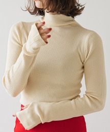 rectangle | リブタートルニット(ニット/セーター)