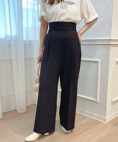 apres jour（アプレジュール）の「【セットアップ可能】アソートワイドパンツ【ZOZOTOWN限定アイテム】（その他パンツ・レディース・ブラウン系その他/ブラック/モカ・フリー/X-LARGE）」の5枚目の写真