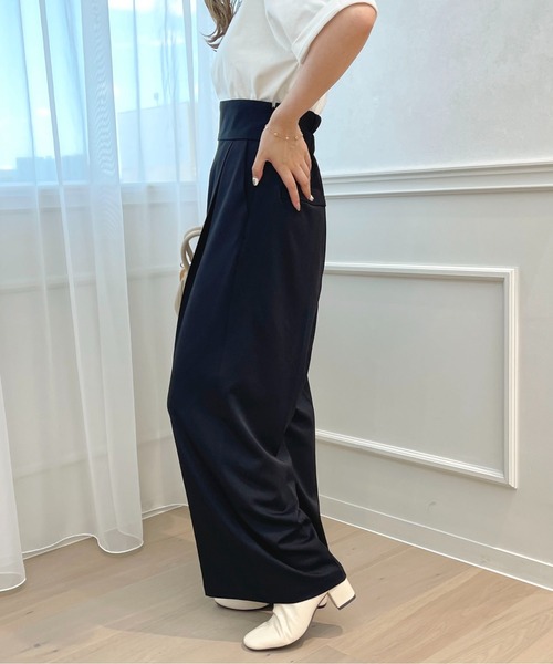 apres jour（アプレジュール）の「【セットアップ可能】アソートワイドパンツ【ZOZOTOWN限定アイテム】（その他パンツ・レディース・ブラウン系その他/ブラック/モカ・フリー/X-LARGE）」の7枚目の写真