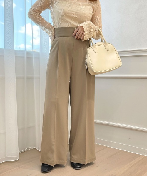 apres jour（アプレジュール）の「【セットアップ可能】アソートワイドパンツ【ZOZOTOWN限定アイテム】（その他パンツ・レディース・ブラウン系その他/ブラック/モカ・フリー/X-LARGE）」の12枚目の写真