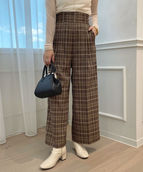 apres jour（アプレジュール）の「【セットアップ可能】アソートワイドパンツ【ZOZOTOWN限定アイテム】（その他パンツ・レディース・ブラウン系その他/ブラック/モカ・フリー/X-LARGE）」の21枚目の写真