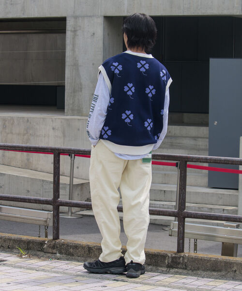 FREDY MAC（フレディーマック）の「【FREDYMAC/フレディマック】レトロ クローバー ガーディガン ニットベスト（ベスト・メンズ・ホワイト系その他/ブルー系その他/オレンジ系その他・FREE）」の12枚目の写真