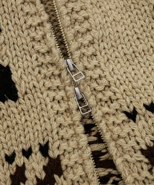 BELPER（ベルパー）の「COWICHAN KNIT JACKET（その他アウター・レディース・ベージュ・FREE）」の4枚目の写真