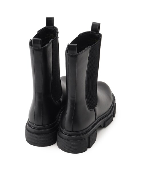 SHOO・LA・RUE(シューラルー)の「◆【消臭】トラックソール チェルシー ブーツ(ブーツ・レディース・ブラック/ダークブラウン/ナチュラル・25/35/45)」の7枚目の写真