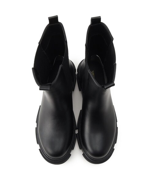 SHOO・LA・RUE(シューラルー)の「◆【消臭】トラックソール チェルシー ブーツ(ブーツ・レディース・ブラック/ダークブラウン/ナチュラル・25/35/45)」の8枚目の写真