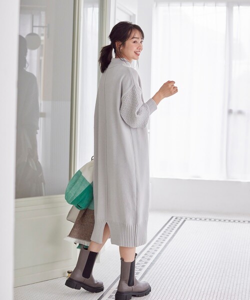 SHOO・LA・RUE(シューラルー)の「◆【消臭】トラックソール チェルシー ブーツ(ブーツ・レディース・ブラック/ダークブラウン/ナチュラル・25/35/45)」の19枚目の写真