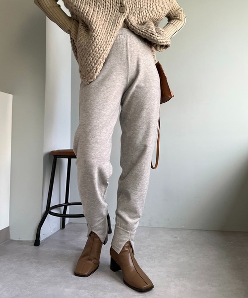 CAPRICIEUX LE'MAGE（カプリシューレマージュ）の「リサイクルポリジョガーパンツ（その他パンツ・レディース・ブラック/ベージュ・FREE）」の14枚目の写真