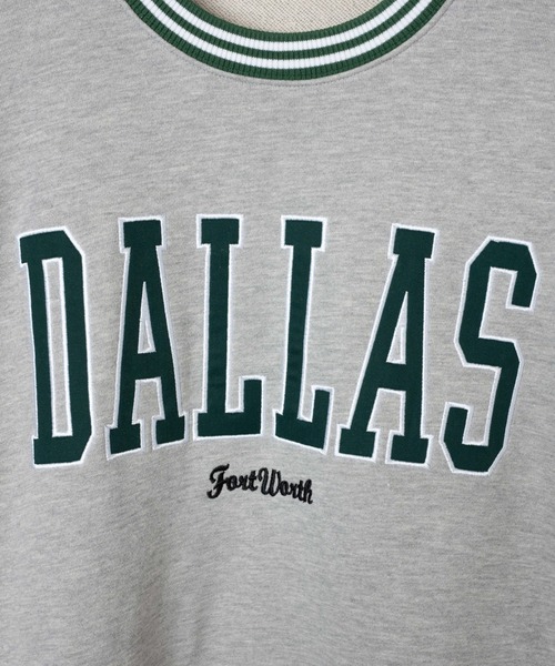 WEGO（ウィゴー）の「WEGO/ヘビーウエイト スタジアムロゴプルオーバー（スウェット・メンズ・杢グレー/グレー系その他/ダークグリーン/ブラック・MEDIUM/LARGE）」の19枚目の写真