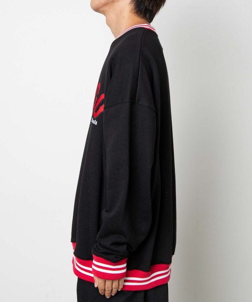 WEGO（ウィゴー）の「WEGO/ヘビーウエイト スタジアムロゴプルオーバー（スウェット・メンズ・杢グレー/グレー系その他/ダークグリーン/ブラック・MEDIUM/LARGE）」の13枚目の写真