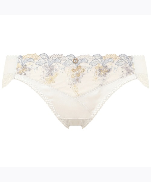 AMOSTYLE BY Triumph(アモスタイルバイトリンプ)の「レギュラーショーツ フルーティー フラワー AMST1408 Hikini JX(ショーツ・レディース・パープル/シルバー/イエロー・M/L)」の3枚目の写真