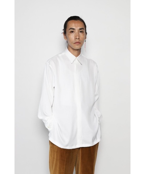 NEZU YOHINTEN（ネズヨウヒンテン）の「別注比翼シャツ（シャツ/ブラウス・メンズ・ブラック/ホワイト・1/2）」の2枚目の写真