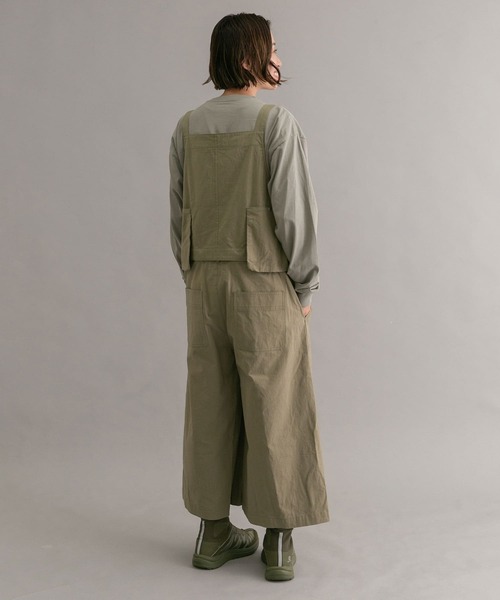 EKAL(エカル)の「EKAL アドベンチャーポケットサロペット(サロペット/オーバーオール・レディース・モカ/ライトカーキ・ONE)」の11枚目の写真