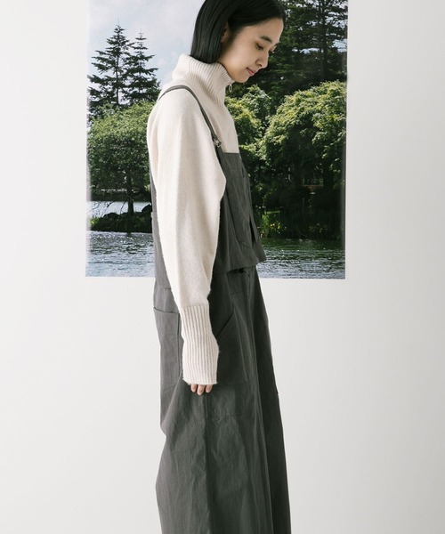 EKAL(エカル)の「EKAL アドベンチャーポケットサロペット(サロペット/オーバーオール・レディース・モカ/ライトカーキ・ONE)」の21枚目の写真