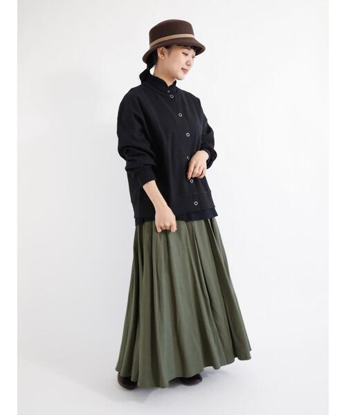 Samansa Mos2(サマンサ モスモス)の「ドビーストライプ襟フリルブラウス(シャツ/ブラウス・レディース・ブラック/ベージュ/ブラウン/オフホワイト・フリ-)」の8枚目の写真