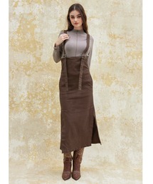 ALEXIA STAM | Salopette Long Skirt /サロペットロングスカート(サロペット/オーバーオール)