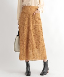 レースアウトポケットスカート167347