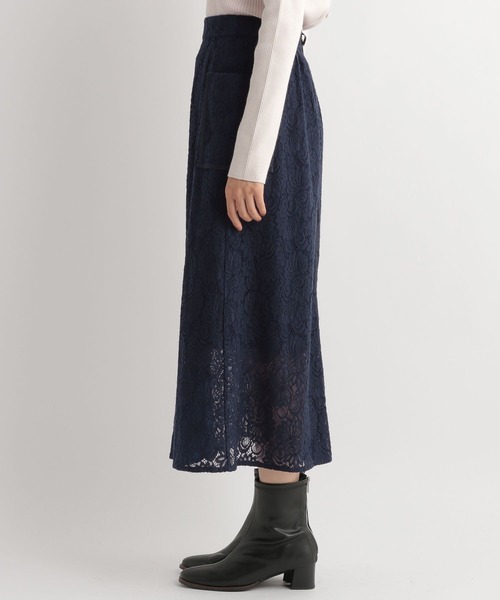 Andemiu（アンデミュウ）の「レースアウトポケットスカート167347（スカート・レディース・ネイビー/グレー/オレンジ・FREE）」の18枚目の写真