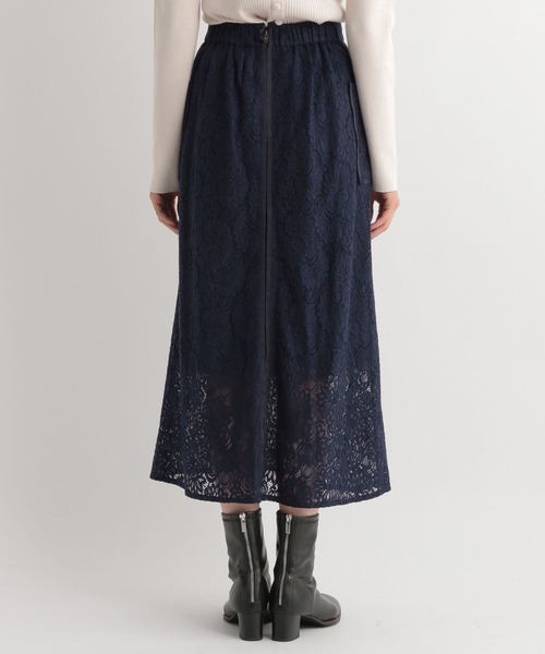 Andemiu（アンデミュウ）の「レースアウトポケットスカート167347（スカート・レディース・ネイビー/グレー/オレンジ・FREE）」の19枚目の写真