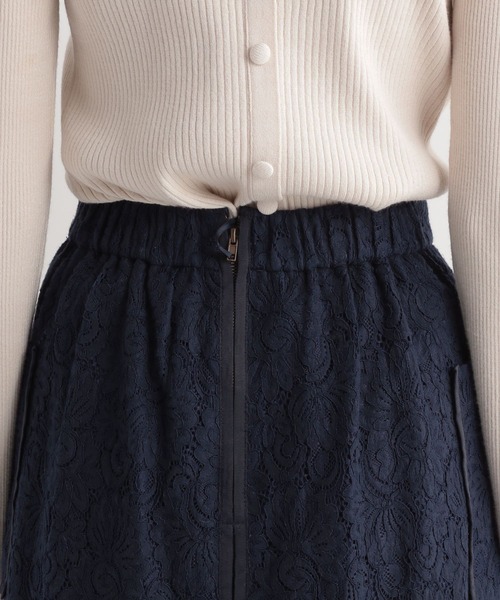 Andemiu（アンデミュウ）の「レースアウトポケットスカート167347（スカート・レディース・ネイビー/グレー/オレンジ・FREE）」の20枚目の写真