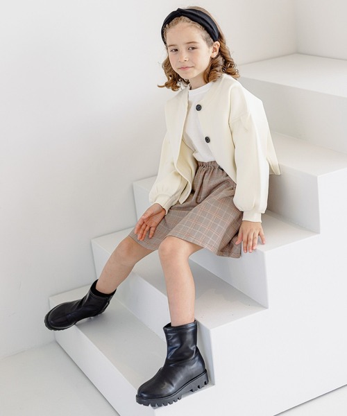 GLOBAL WORK(グローバルワーク)の「カルフワメレンゲカラーカーデ/295082(カーディガン/ボレロ・キッズ・オフホワイト/グリーン系その他6/ピンク系その他6/ブラック・160cm/100cm/110cm/120cm/130cm/140cm/150cm)」の6枚目の写真