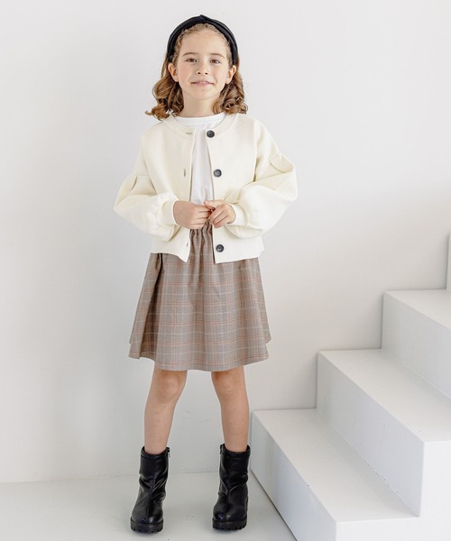 GLOBAL WORK(グローバルワーク)の「カルフワメレンゲカラーカーデ/295082(カーディガン/ボレロ・キッズ・オフホワイト/グリーン系その他6/ピンク系その他6/ブラック・160cm/100cm/110cm/120cm/130cm/140cm/150cm)」の7枚目の写真