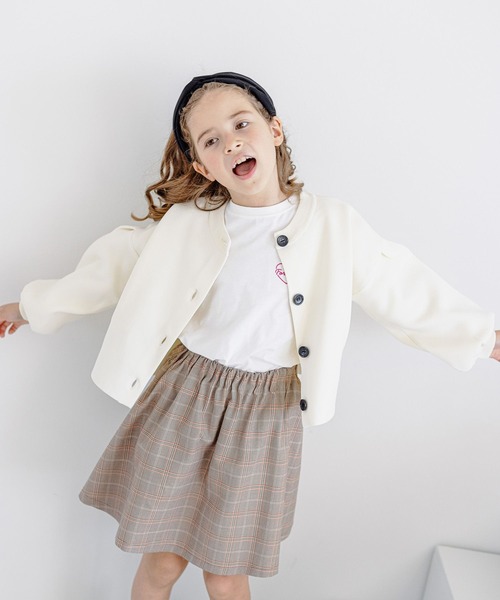 GLOBAL WORK(グローバルワーク)の「カルフワメレンゲカラーカーデ/295082(カーディガン/ボレロ・キッズ・オフホワイト/グリーン系その他6/ピンク系その他6/ブラック・160cm/100cm/110cm/120cm/130cm/140cm/150cm)」の11枚目の写真