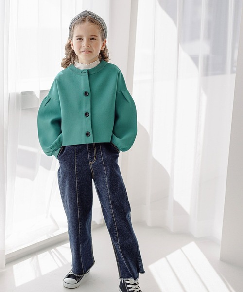 GLOBAL WORK(グローバルワーク)の「カルフワメレンゲカラーカーデ/295082(カーディガン/ボレロ・キッズ・オフホワイト/グリーン系その他6/ピンク系その他6/ブラック・160cm/100cm/110cm/120cm/130cm/140cm/150cm)」の16枚目の写真