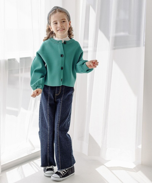 GLOBAL WORK(グローバルワーク)の「カルフワメレンゲカラーカーデ/295082(カーディガン/ボレロ・キッズ・オフホワイト/グリーン系その他6/ピンク系その他6/ブラック・160cm/100cm/110cm/120cm/130cm/140cm/150cm)」の17枚目の写真