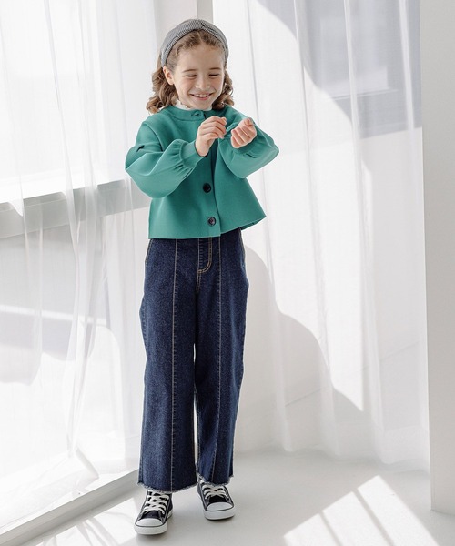 GLOBAL WORK(グローバルワーク)の「カルフワメレンゲカラーカーデ/295082(カーディガン/ボレロ・キッズ・オフホワイト/グリーン系その他6/ピンク系その他6/ブラック・160cm/100cm/110cm/120cm/130cm/140cm/150cm)」の18枚目の写真