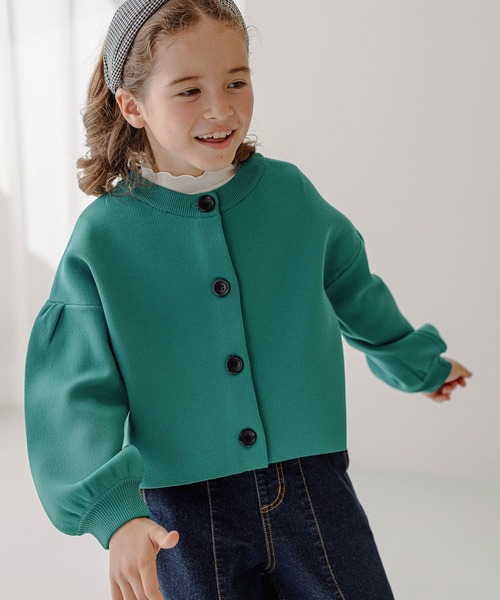 GLOBAL WORK(グローバルワーク)の「カルフワメレンゲカラーカーデ/295082(カーディガン/ボレロ・キッズ・オフホワイト/グリーン系その他6/ピンク系その他6/ブラック・160cm/100cm/110cm/120cm/130cm/140cm/150cm)」の19枚目の写真