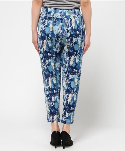 AZUL by moussy（アズールバイマウジー）の「エスパンディアートペイントタックパンツ（その他パンツ・レディース・ブラック系その他/ダークネイビー・MEDIUM/SMALL/LARGE）」の5枚目の写真