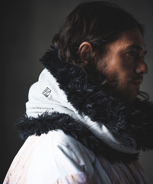 mko10837-Printed design reversible snood リバーシブルスヌード