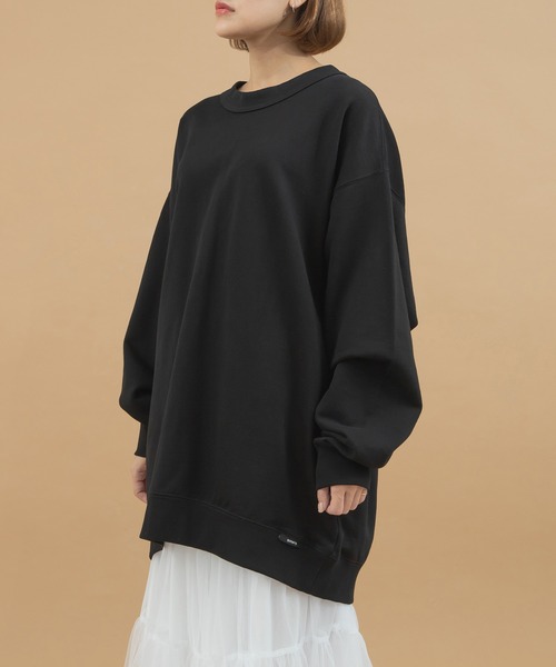 qumerry.（キュメリ）の「オーバーシルエットスウエットプル