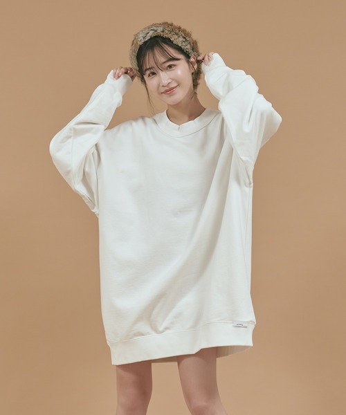 rimir スウェットプルオーバー white rimir リミル スウェットプル