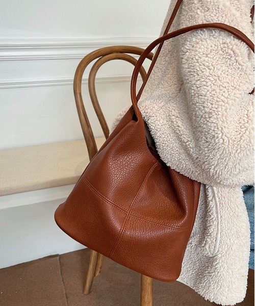 MAISON DE THERESE（メゾン ド テレーズ）の「切り替えショルダーバッグ　ポーチ付き（ショルダーバッグ・レディース・ブラウン/ブラック/モカ/ライトブラウン・FREE）」の18枚目の写真