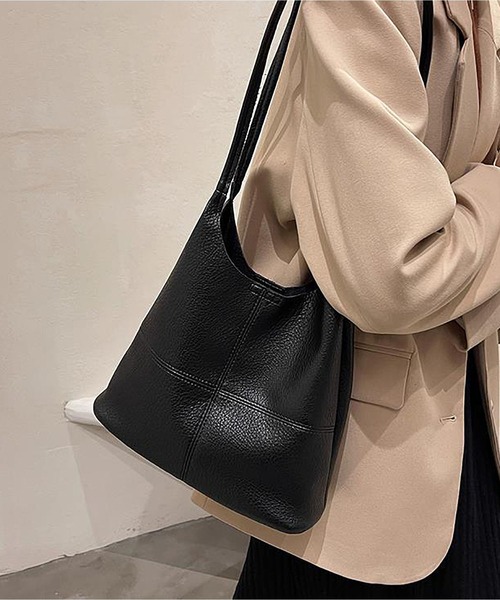 MAISON DE THERESE（メゾン ド テレーズ）の「切り替えショルダーバッグ　ポーチ付き（ショルダーバッグ・レディース・ブラウン/ブラック/モカ/ライトブラウン・FREE）」の22枚目の写真