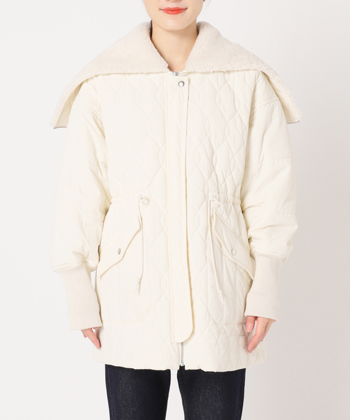 SLOBE citron.（スローブシトロン）の「SLOBE citron.キルティングデザインブルゾン（ブルゾン・レディース・アイボリー・FREE）」の14枚目の写真