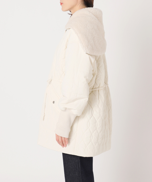 SLOBE citron.（スローブシトロン）の「SLOBE citron.キルティングデザインブルゾン（ブルゾン・レディース・アイボリー・FREE）」の15枚目の写真