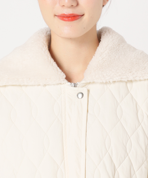 SLOBE citron.（スローブシトロン）の「SLOBE citron.キルティングデザインブルゾン（ブルゾン・レディース・アイボリー・FREE）」の17枚目の写真