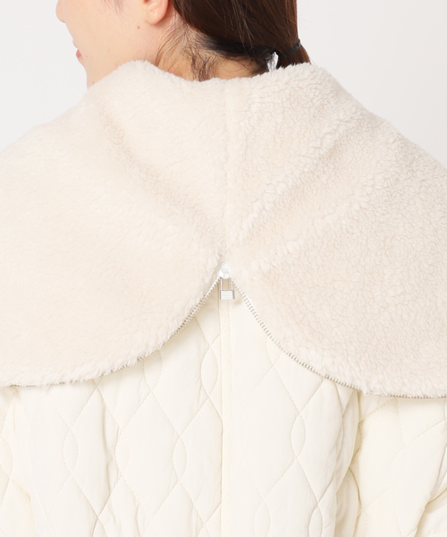 SLOBE citron.（スローブシトロン）の「SLOBE citron.キルティングデザインブルゾン（ブルゾン・レディース・アイボリー・FREE）」の18枚目の写真