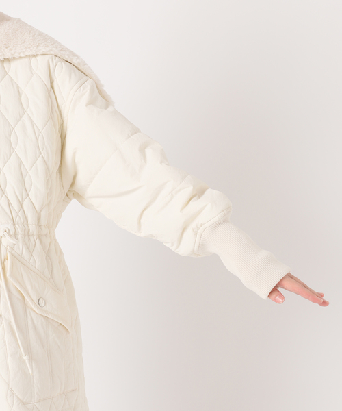 SLOBE citron.（スローブシトロン）の「SLOBE citron.キルティングデザインブルゾン（ブルゾン・レディース・アイボリー・FREE）」の19枚目の写真