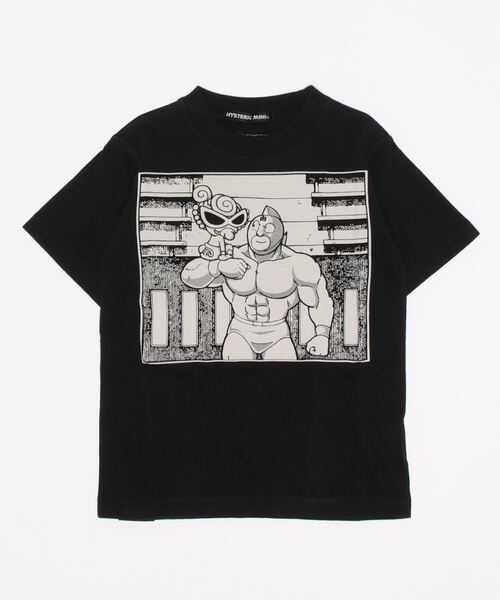 HYSTERIC MINI(ヒステリックミニ)の「FRIENDSHIP KIDSサイズ 半袖Tシャツ(Tシャツ/カットソー・キッズ・ホワイト/ブラック・105/120)」の2枚目の写真