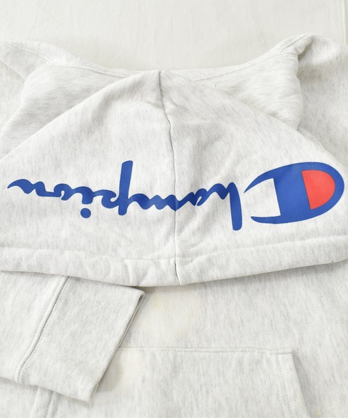 Champion（チャンピオン）の「【ヴィンテージ古着】Champion / チャンピオン REVERSE WEAVE リバースウィーブ ロゴ刺繍 パーカー（パーカー・メンズ・グレー・MEDIUM）」の5枚目の写真