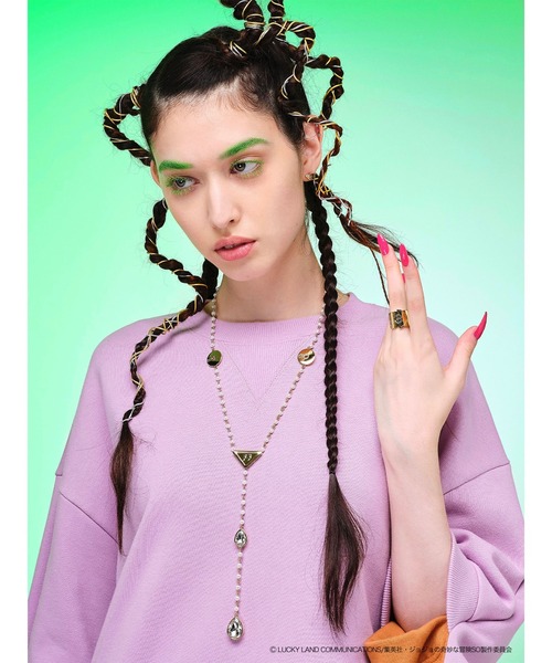 PAMEO POSE(パメオポーズ)の「【ジョジョの奇妙な冒険 ストーンオーシャン×PAMEO POSE】F・Fロザリオネックレス(ネックレス・レディース・ゴールド・FREE)」の5枚目の写真
