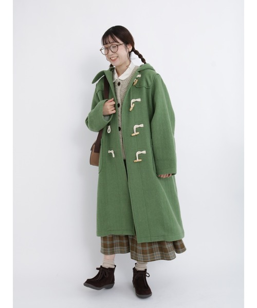 Samansa Mos2（サマンサ モスモス）の「ドビー丸襟チュニック（チュニック・レディース・ミント/ブラウン/オフホワイト・ﾌﾘ-）」の6枚目の写真